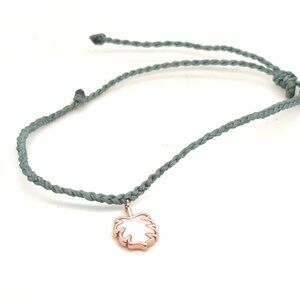 Pura Vida MOP Leaf Charm Bracelet